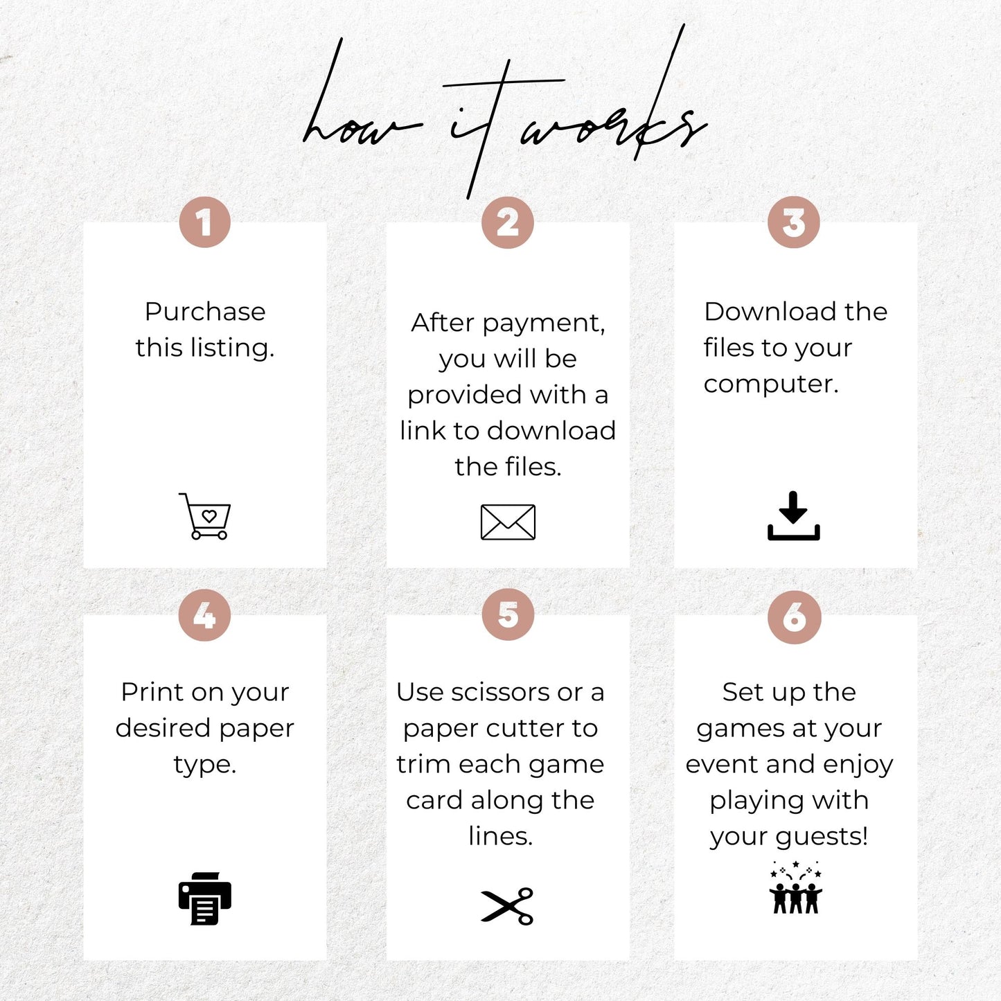 True or False Bridal Shower Game - Minimalist