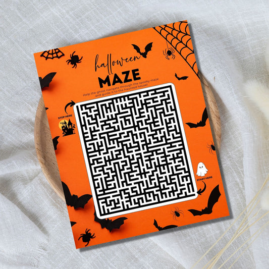 Halloween Maze Printable