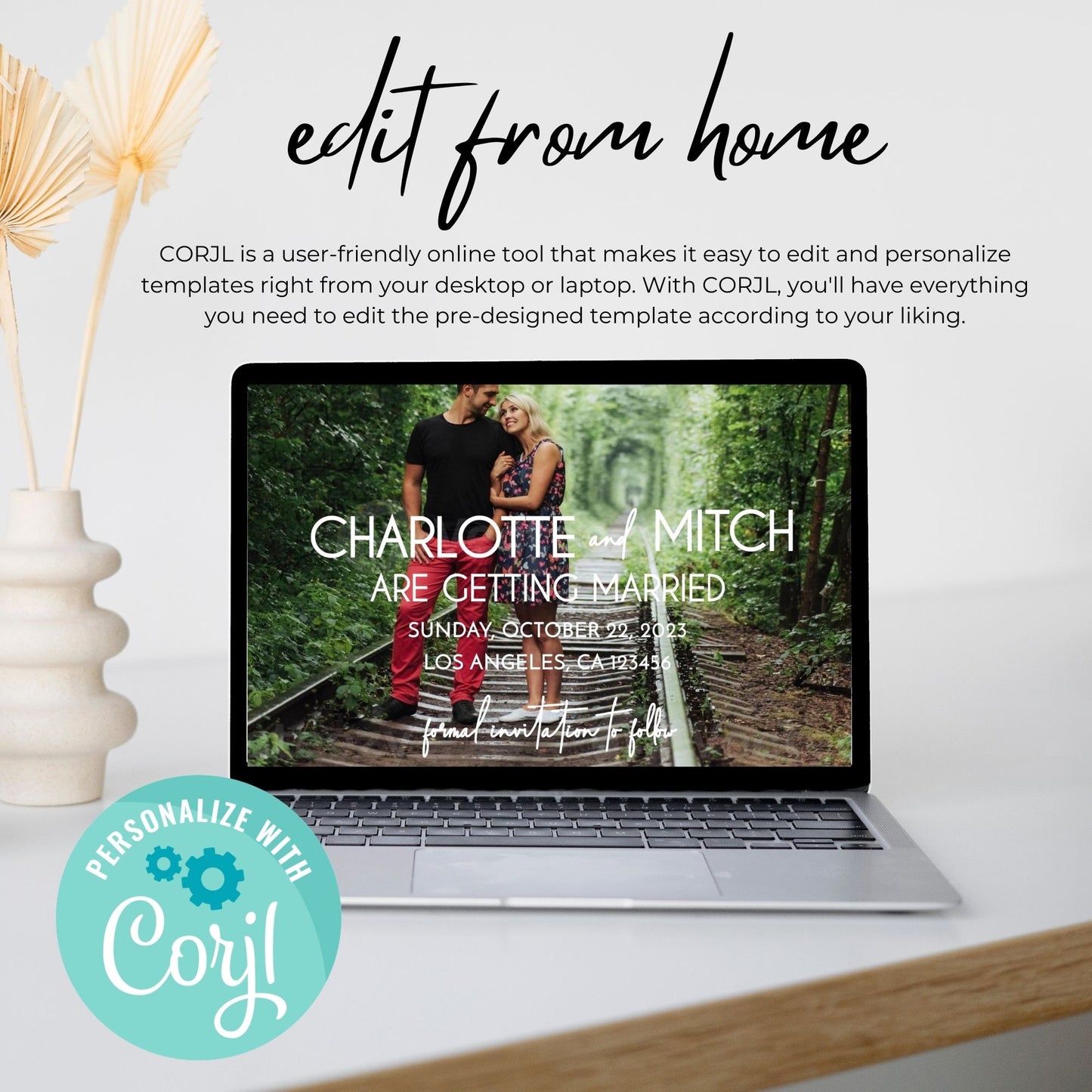 Customized Save the Date Invitation Template