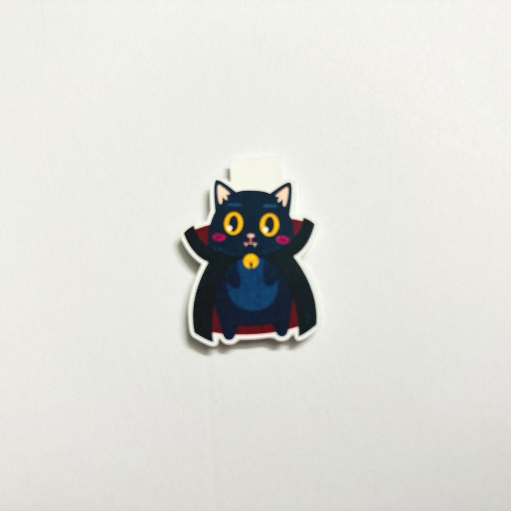 Magnetic Bookmark Halloween Cat