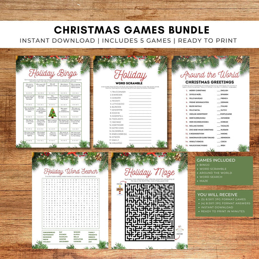 Christmas Office Party Game Bundle