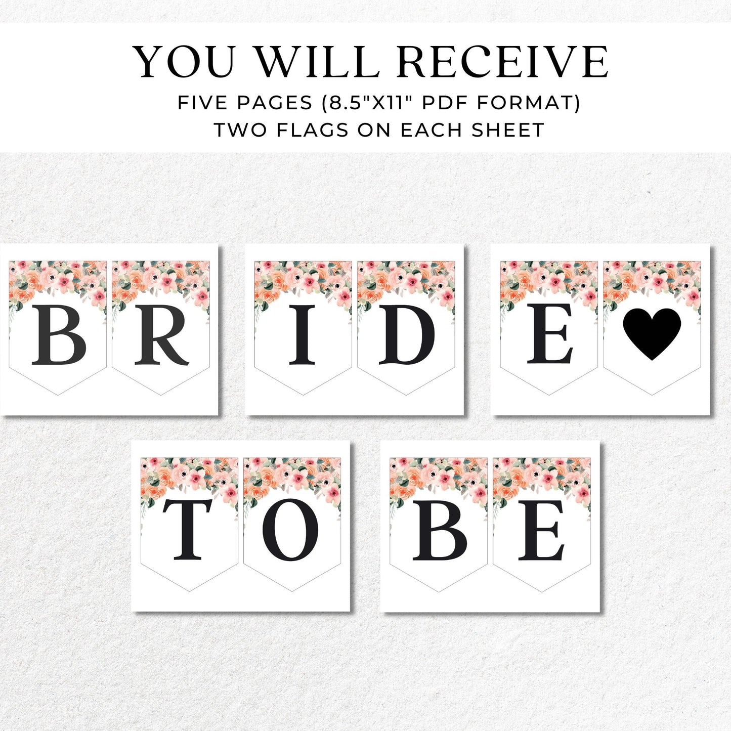 Bride To Be Printable Banner