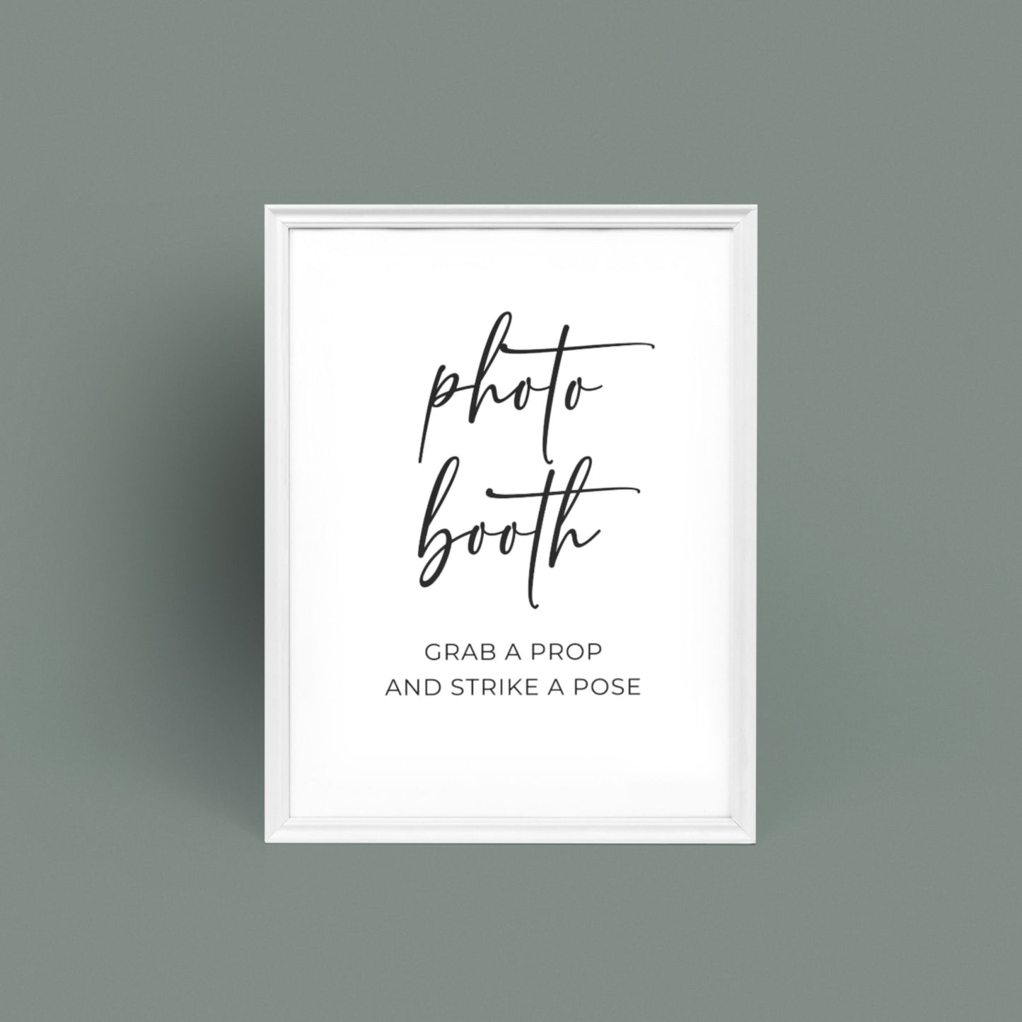 Photobooth Sign Wedding - Printable