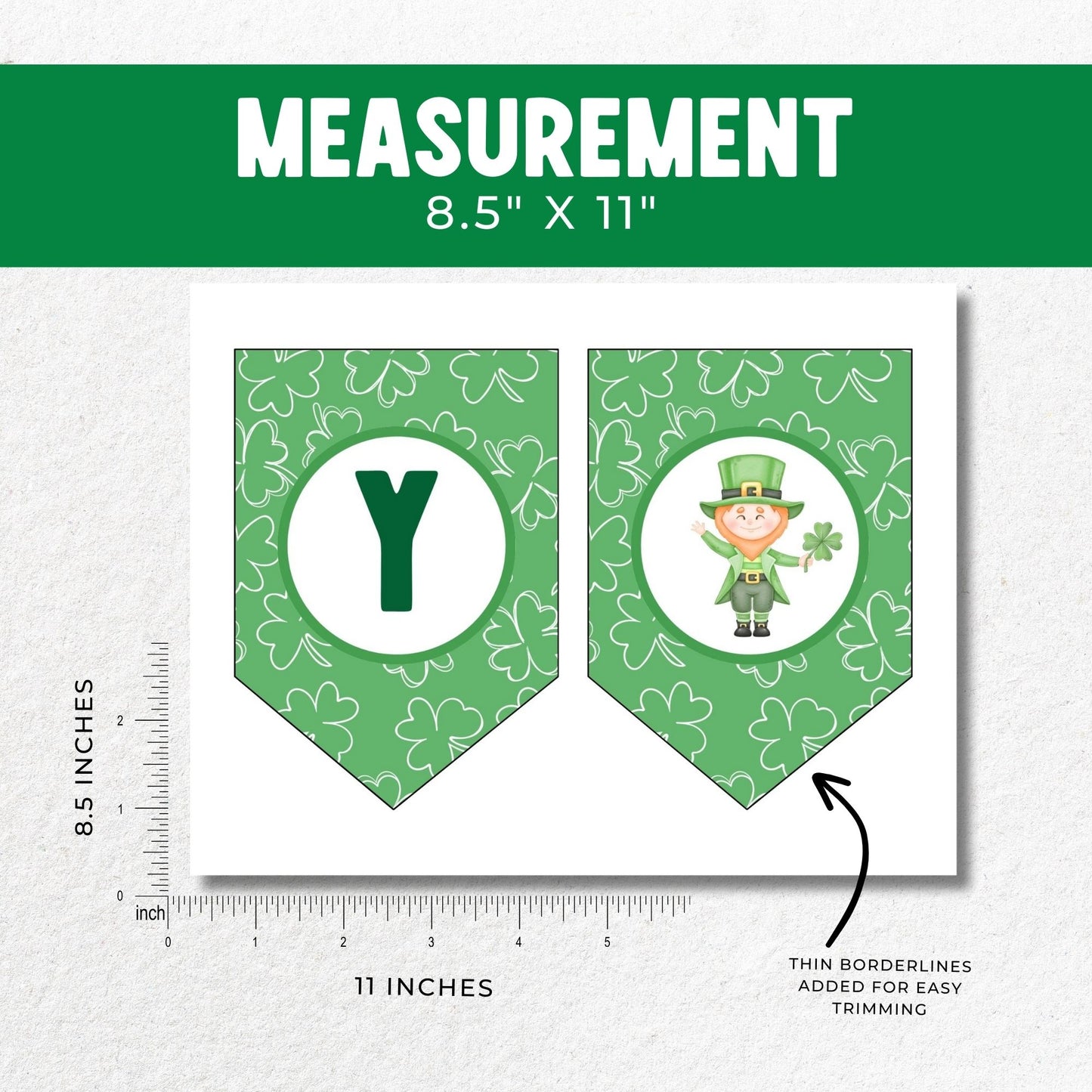 Happy St. Patrick's Day Printable Banner