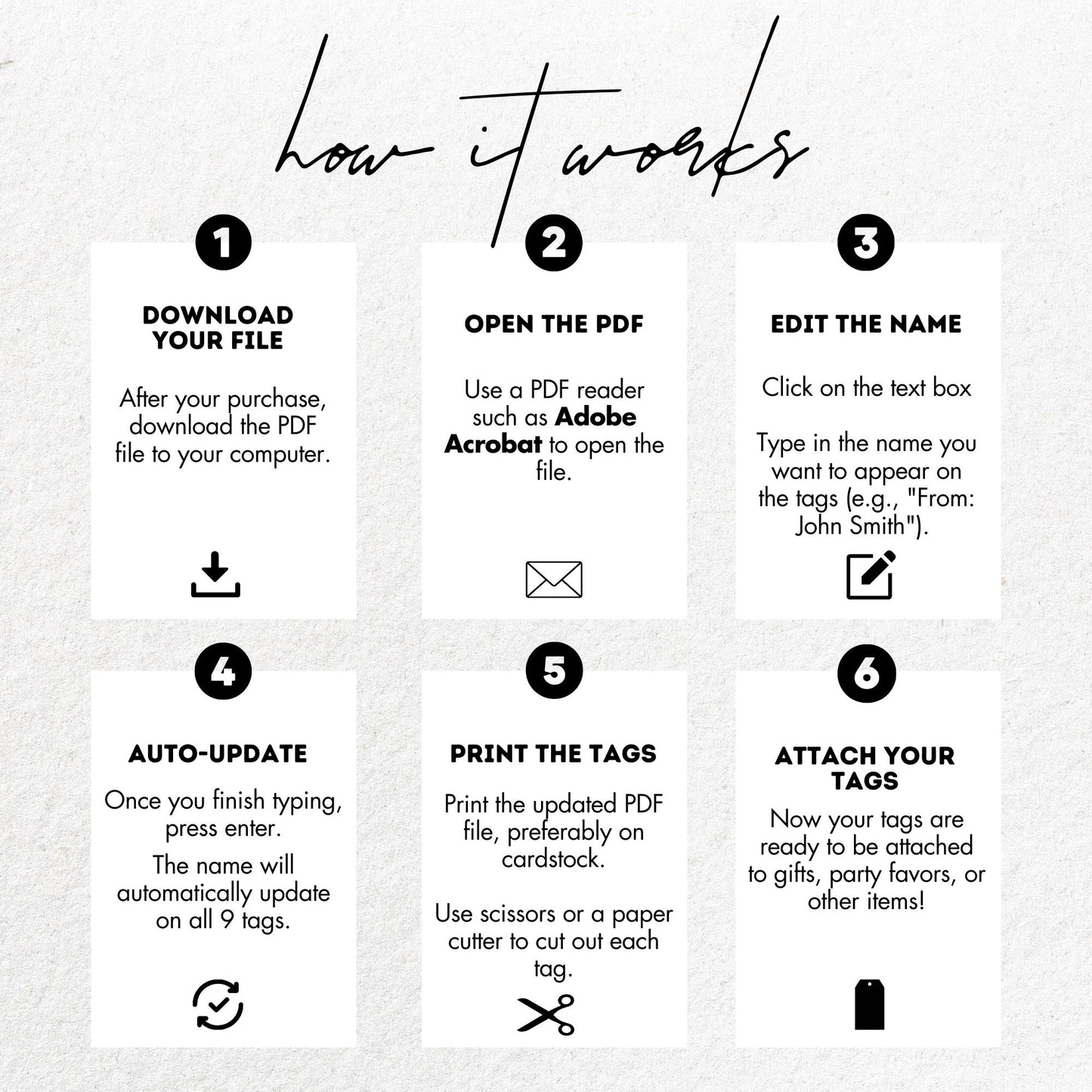 Trick or Treat Happy Halloween Favor Tags