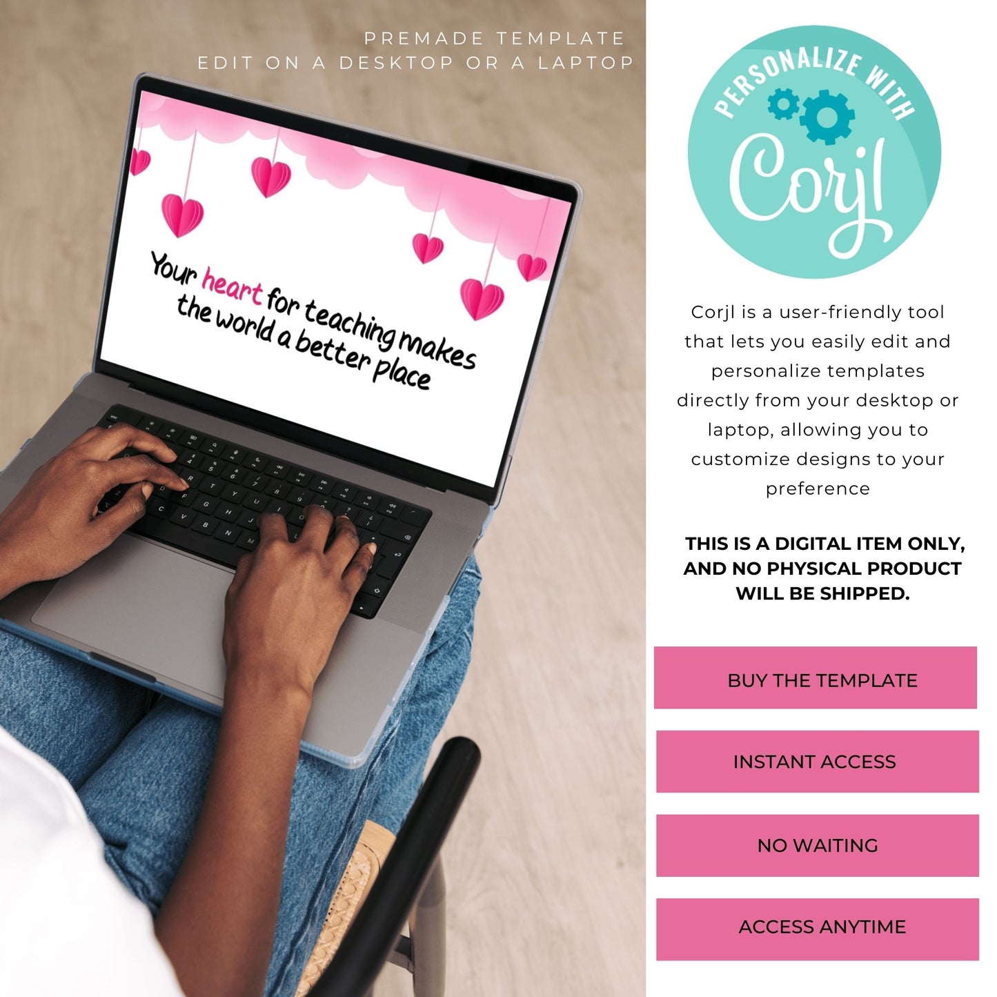 Valentine's Day Gift Card Holder Template 5x7