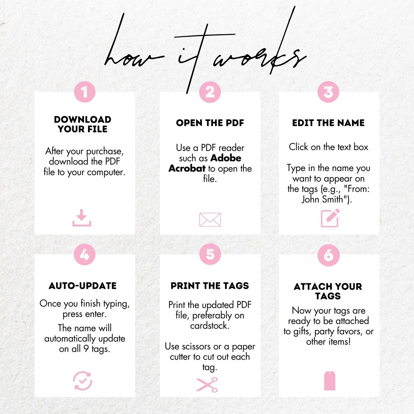 Here's a Treat for a Spooktacular Team Favor Tag in Pink