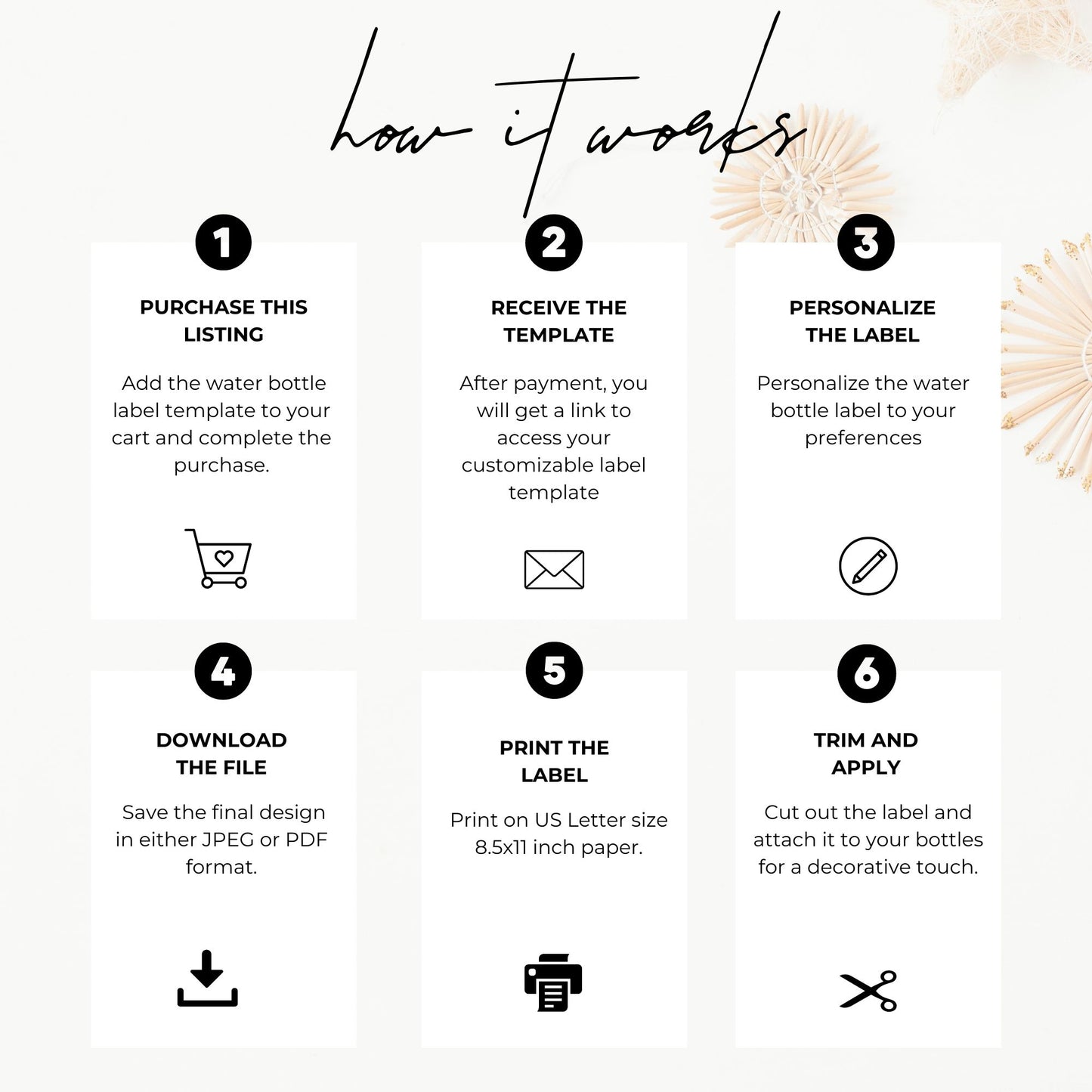 Halloween Water Bottle Label Template