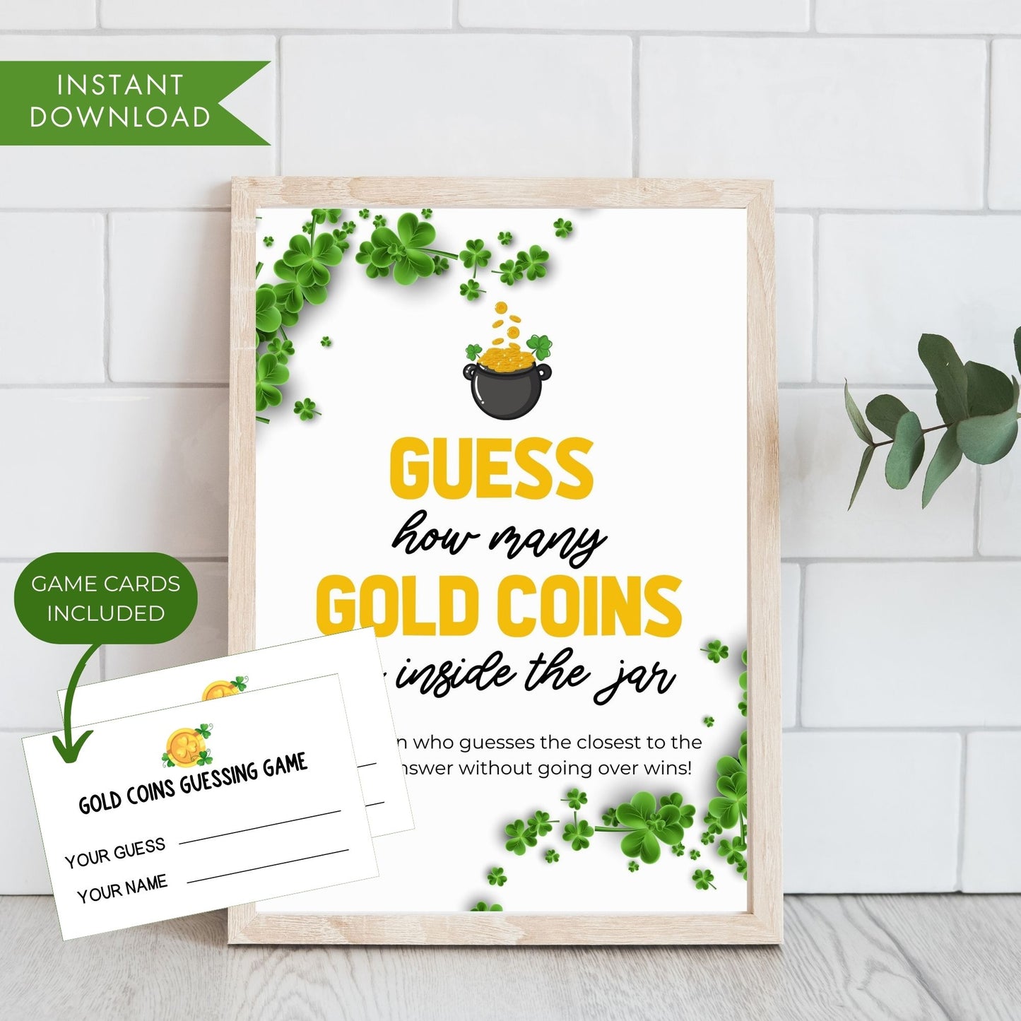 St. Patrick's Day Guess How Many Game