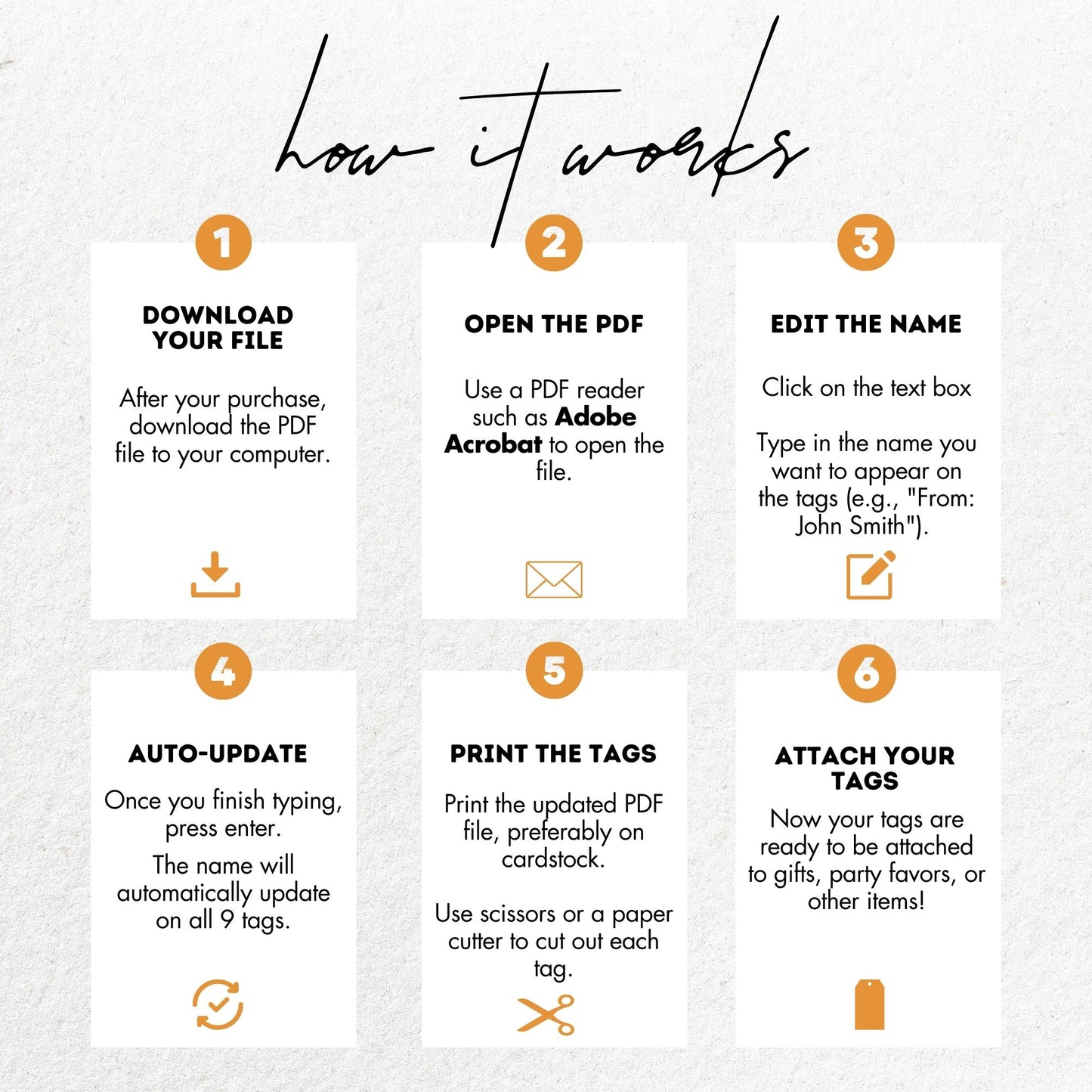 Boo! No Tricks Just Treats For You Halloween Favor Tag