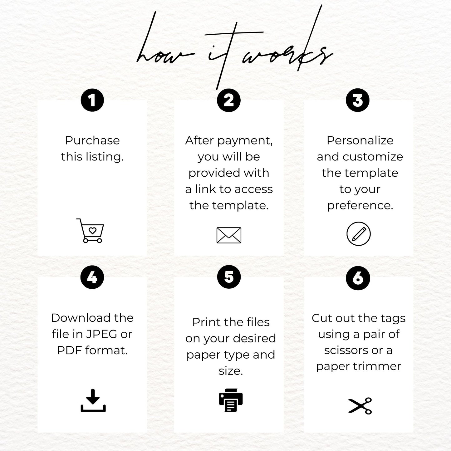 Happy Valentine's Day Tag Template - 3x3