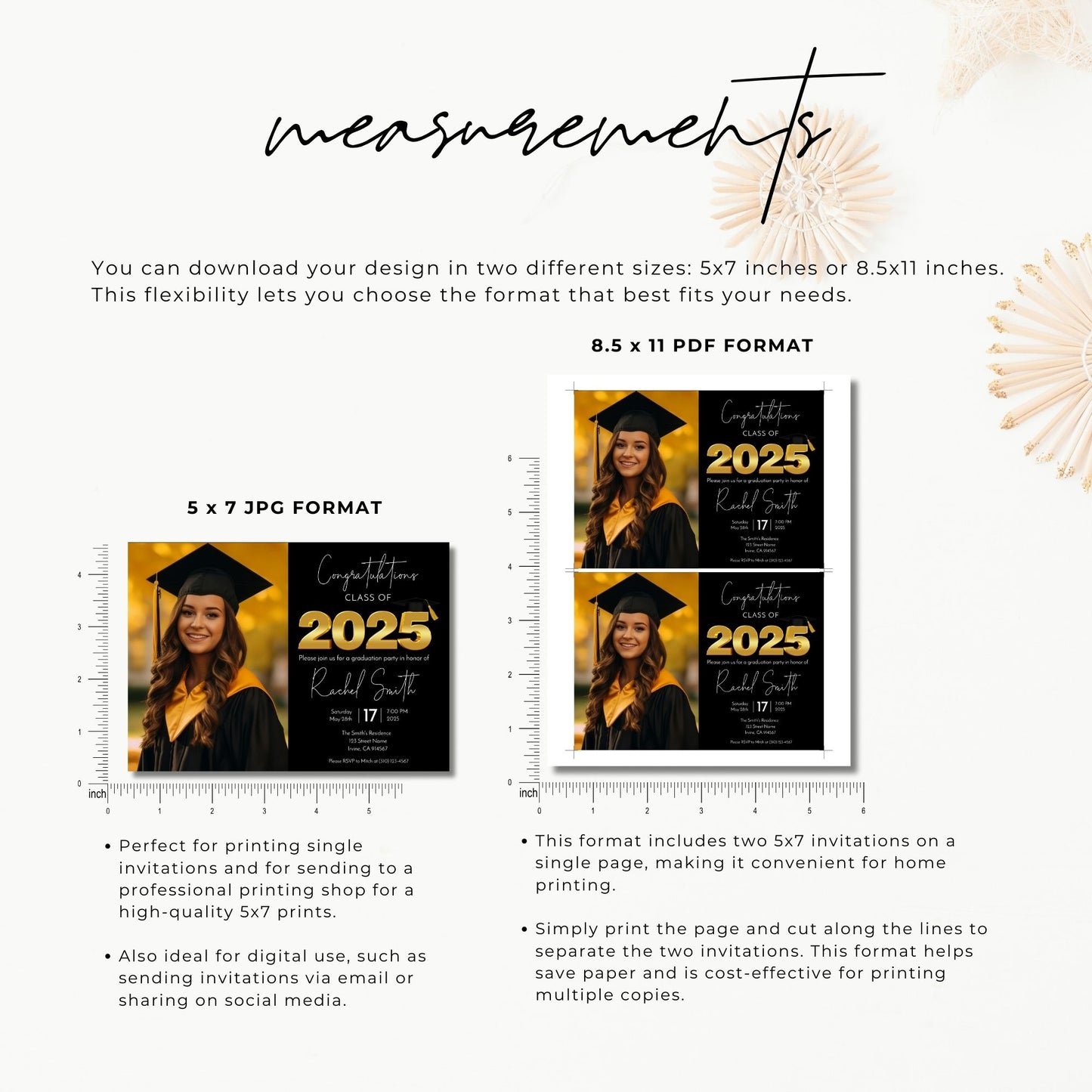 Graduation Invitation Template 2025