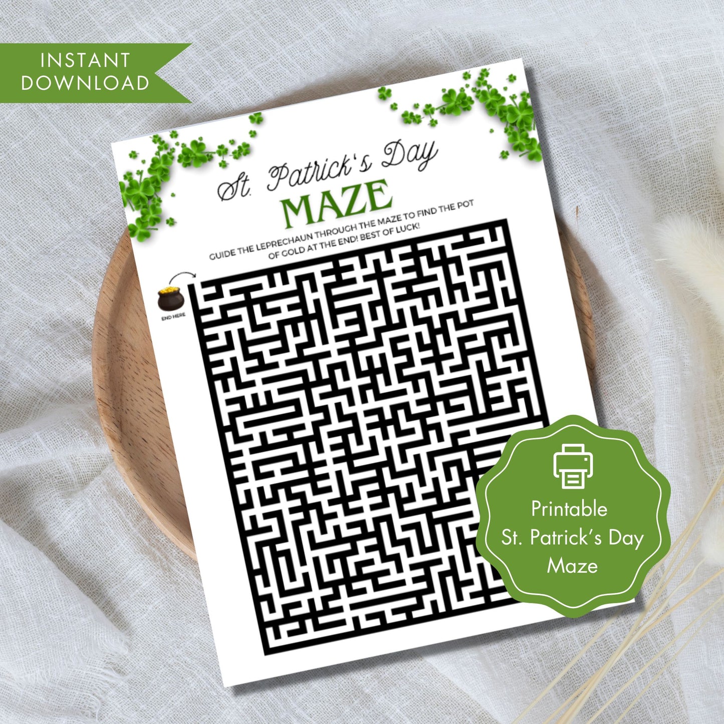 St. Patrick's Day Maze