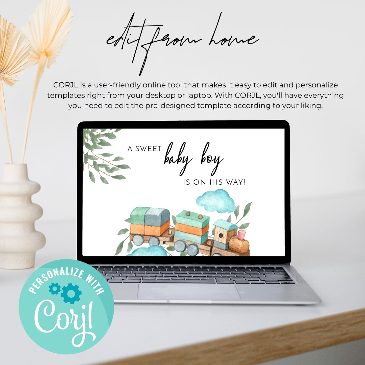 Boy Baby Shower Invitation Template