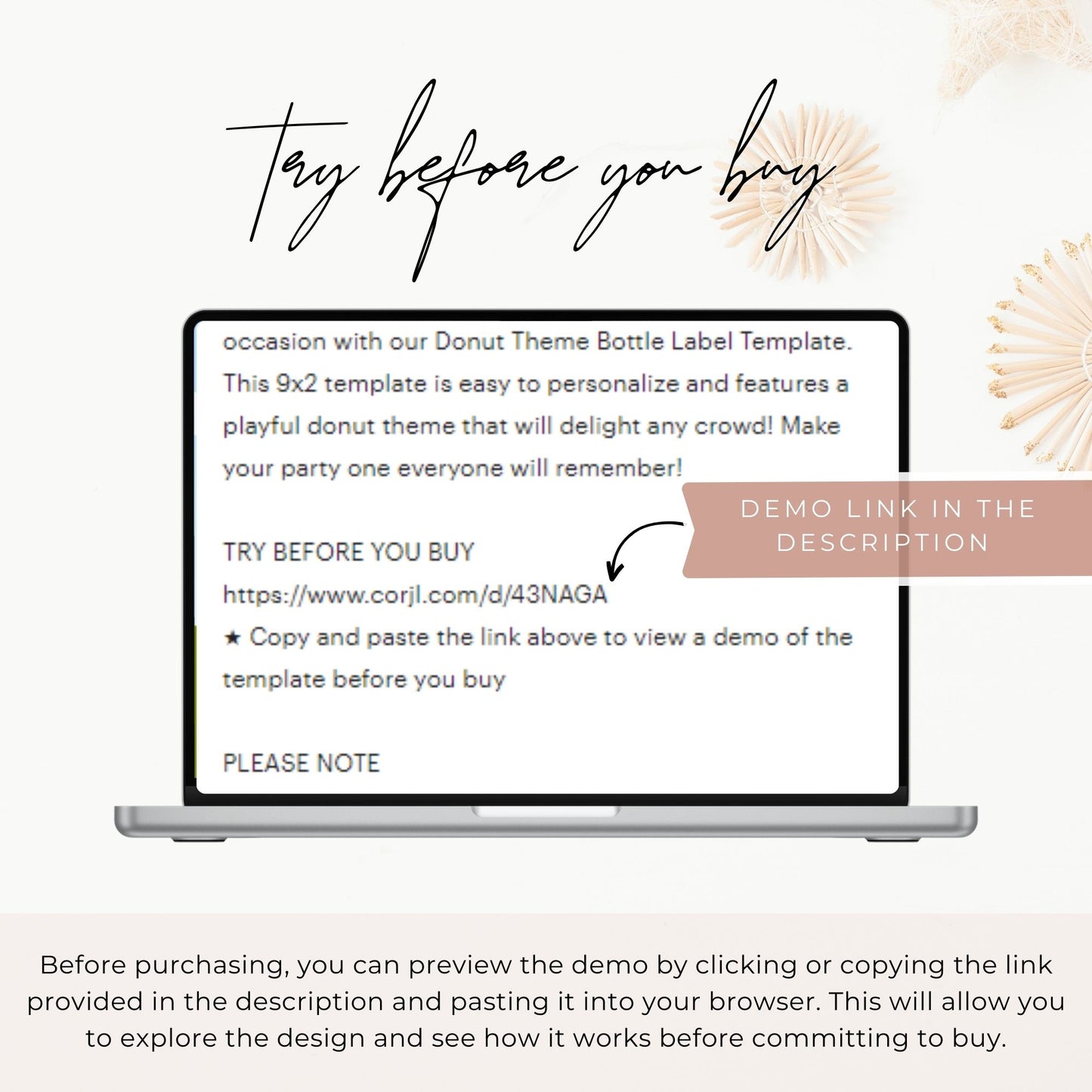 Personalized Wedding Sign "Eat, Drink, and Be Married" Template