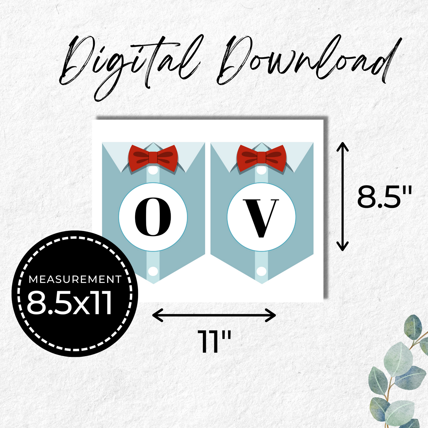 We Love Dad Father's Day Printable Banner