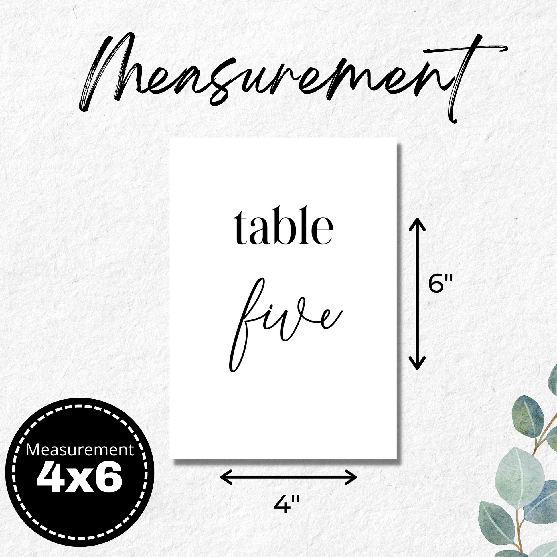 Wedding Table Numbers Printable - Table 1-20
