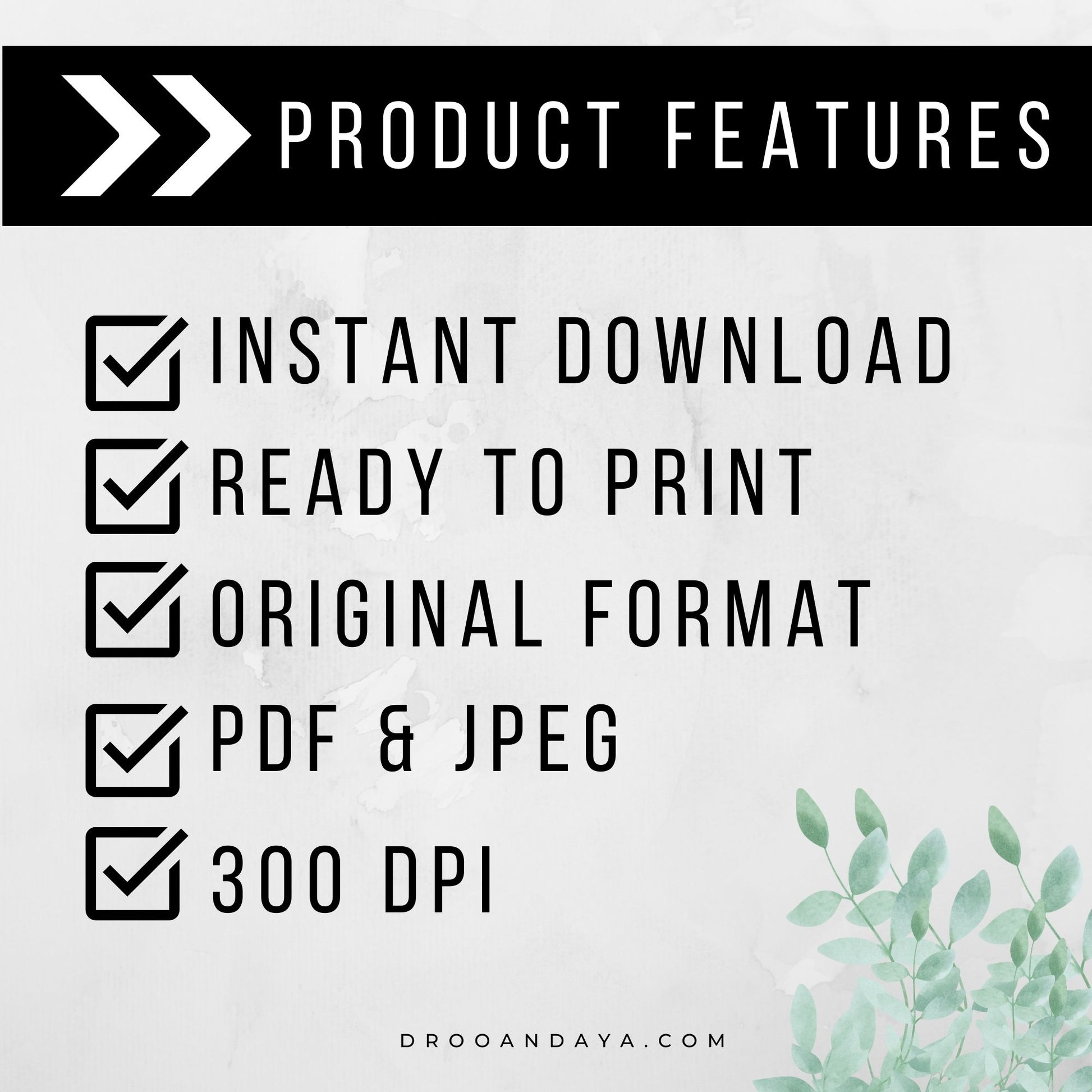 Diaper Raffle Sign Printable - Floral - Droo & Aya