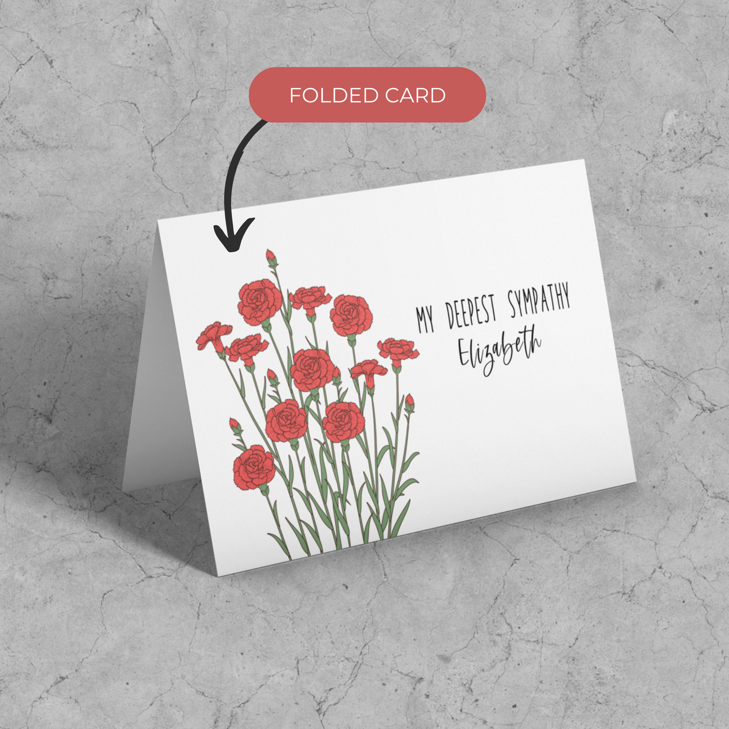 Condolence Card for Coworker or a Friend