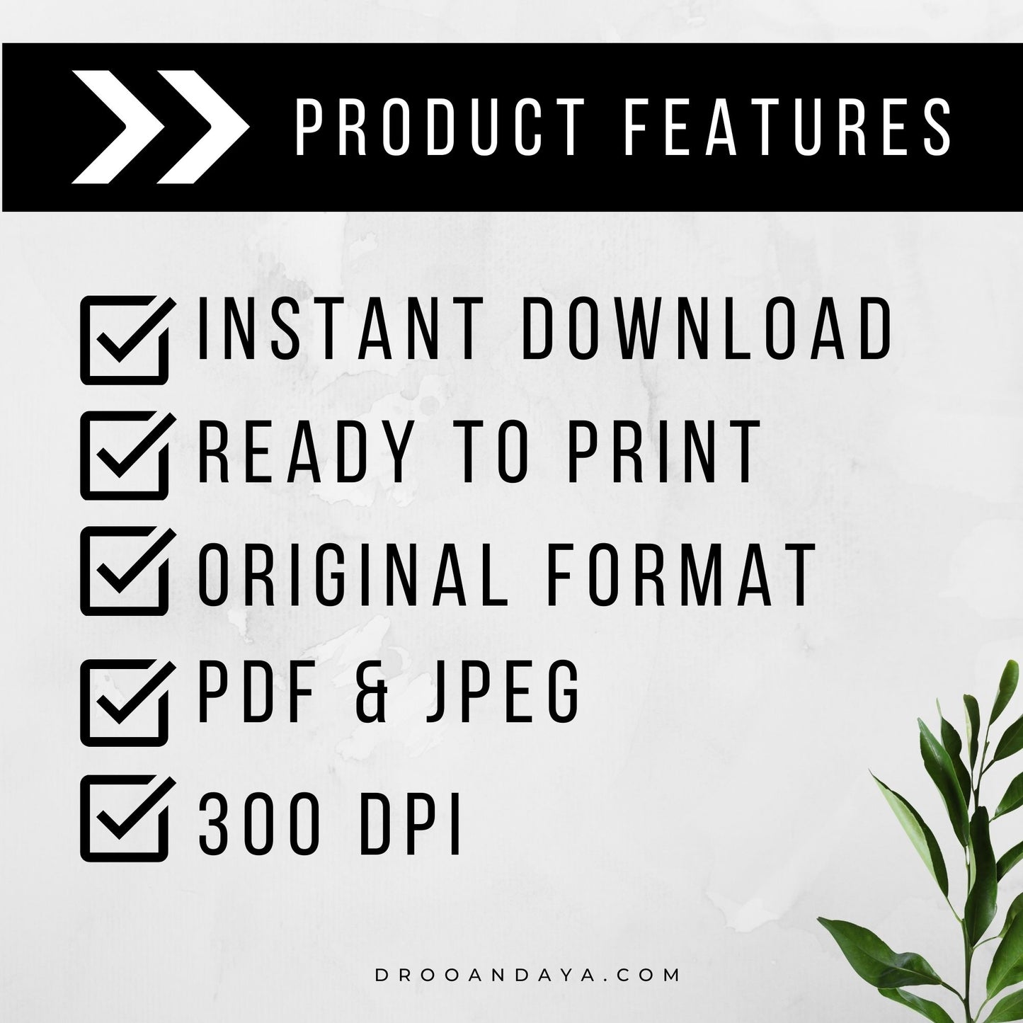 What's In Your Purse Baby Shower Game Printable - Floral Theme - Droo & Aya