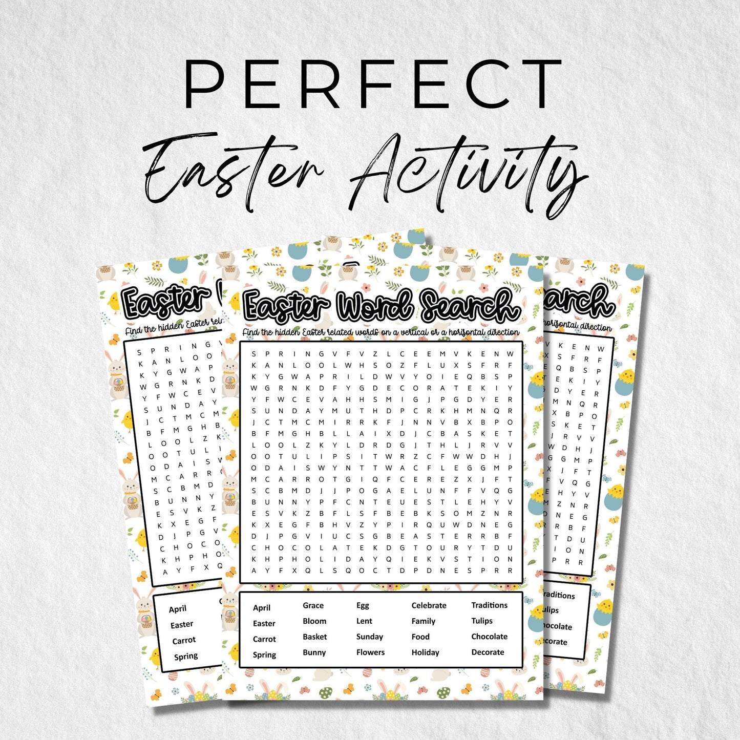 Easter Word Search Printable