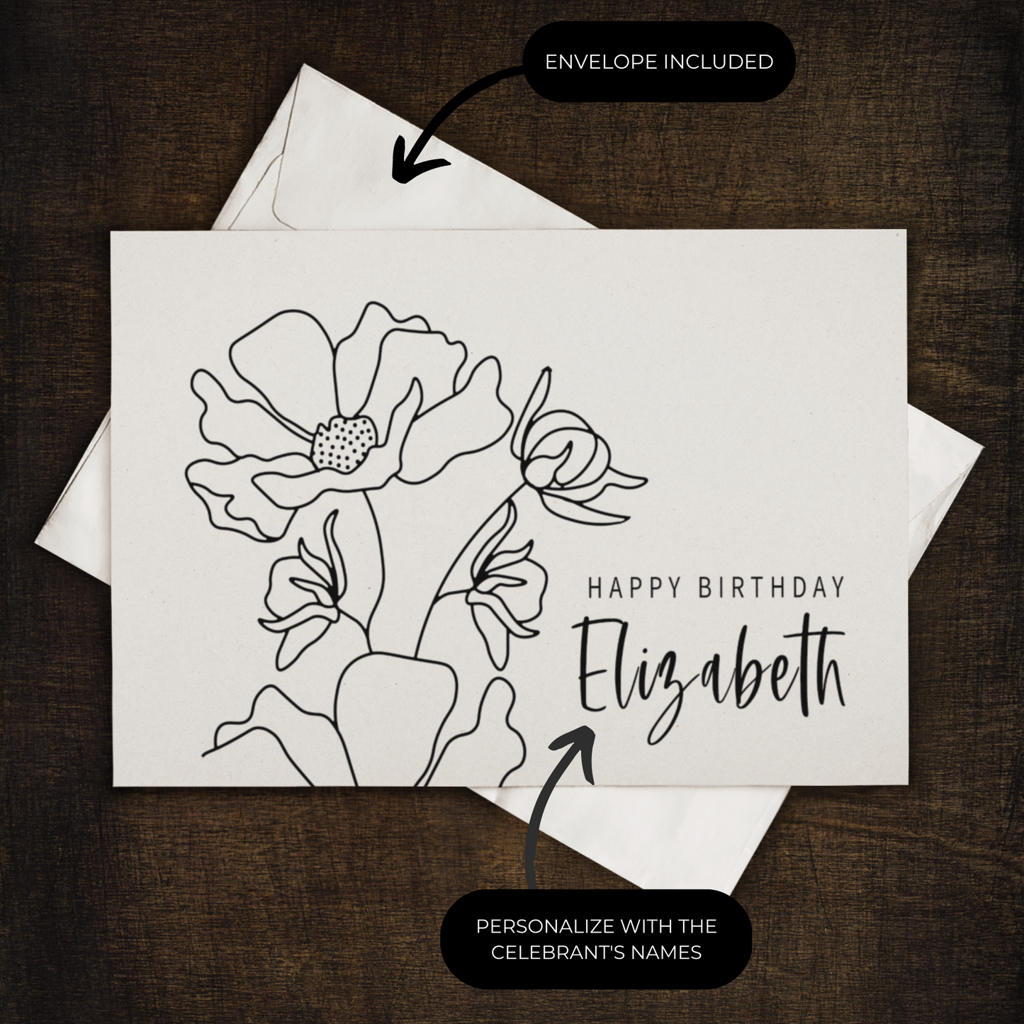 Personalized Happy Birthday Greeting Card for a Friend