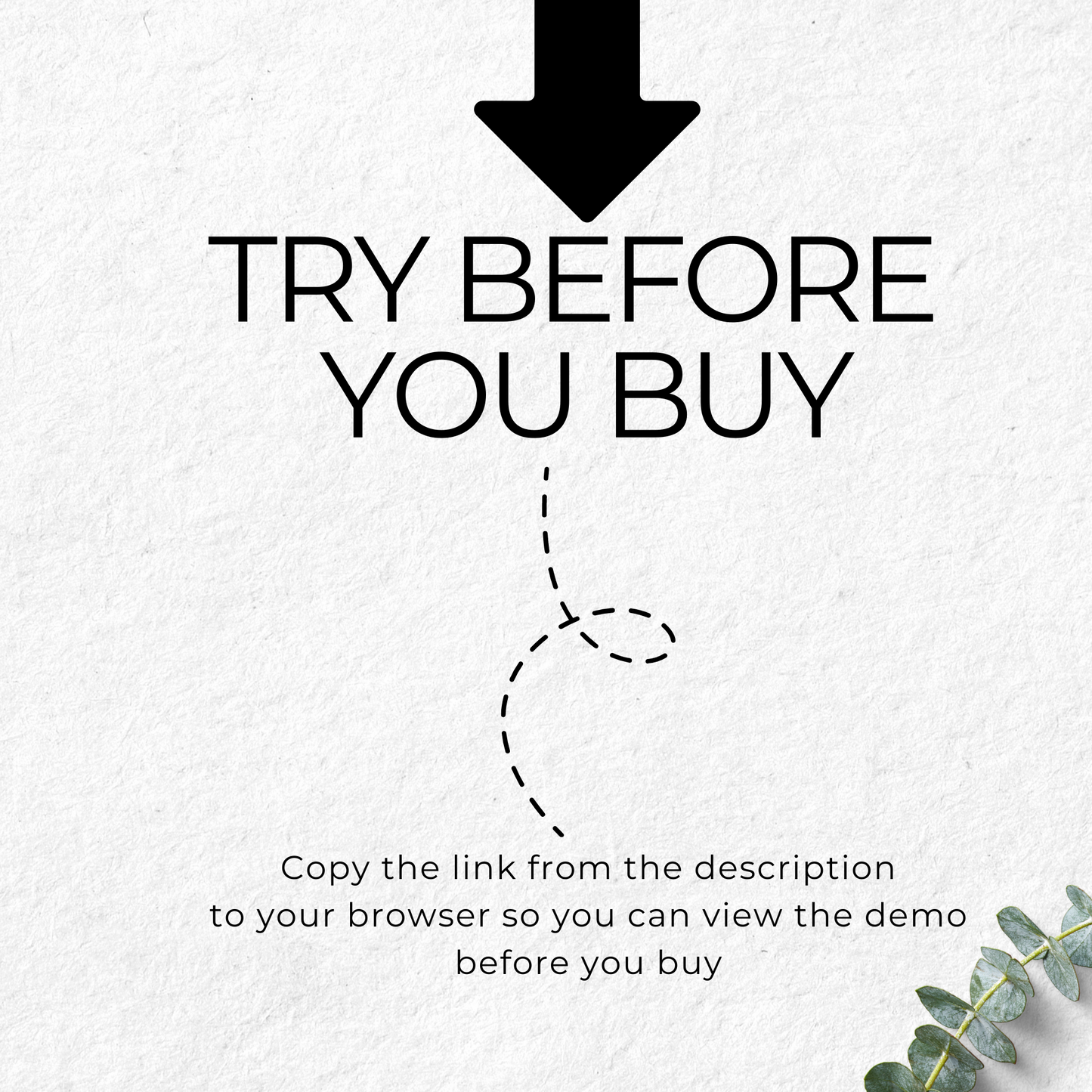 Bridal Shower Invitation Template Eucalyptus