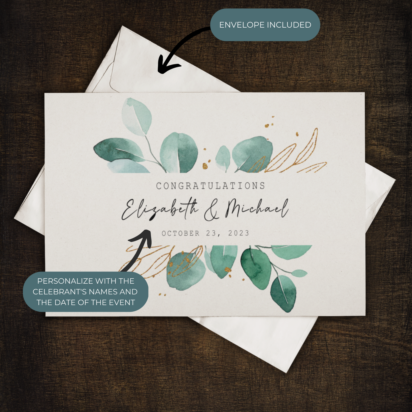 Wedding Greeting Card for the Newlywed
