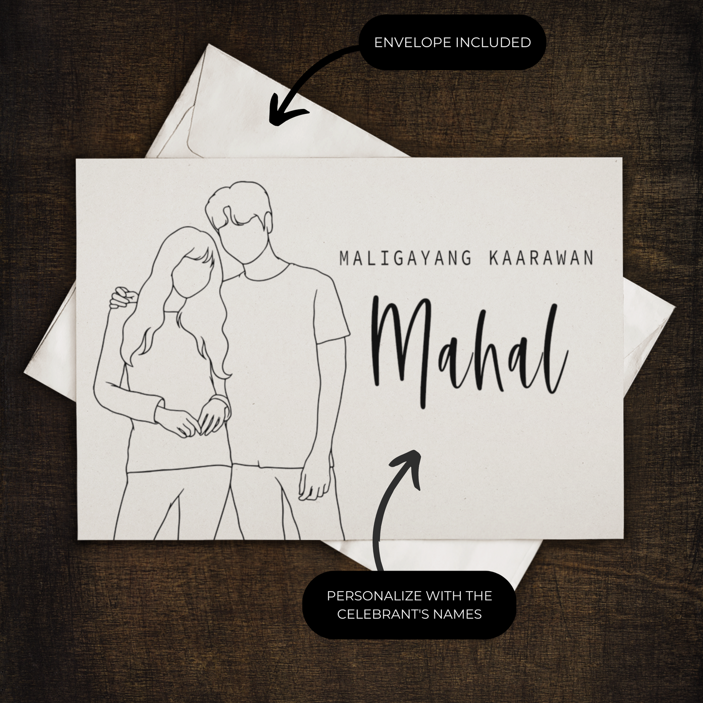 Filipino Birthday Card - Personalized