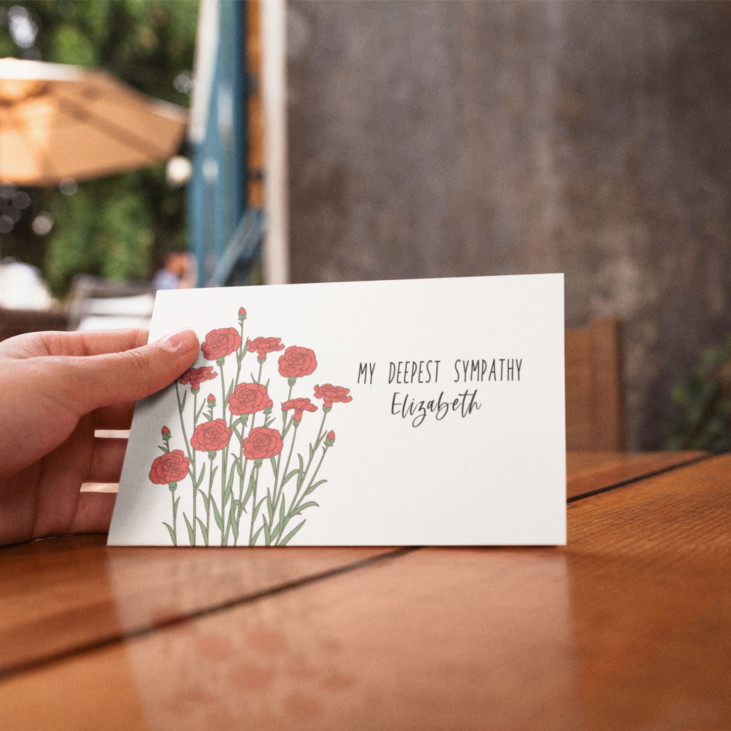 Condolence Card for Coworker or a Friend