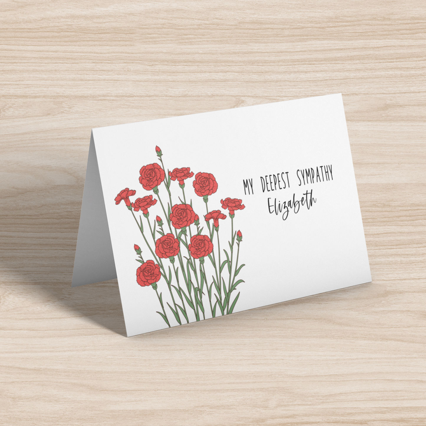 Condolence Card for Coworker or a Friend