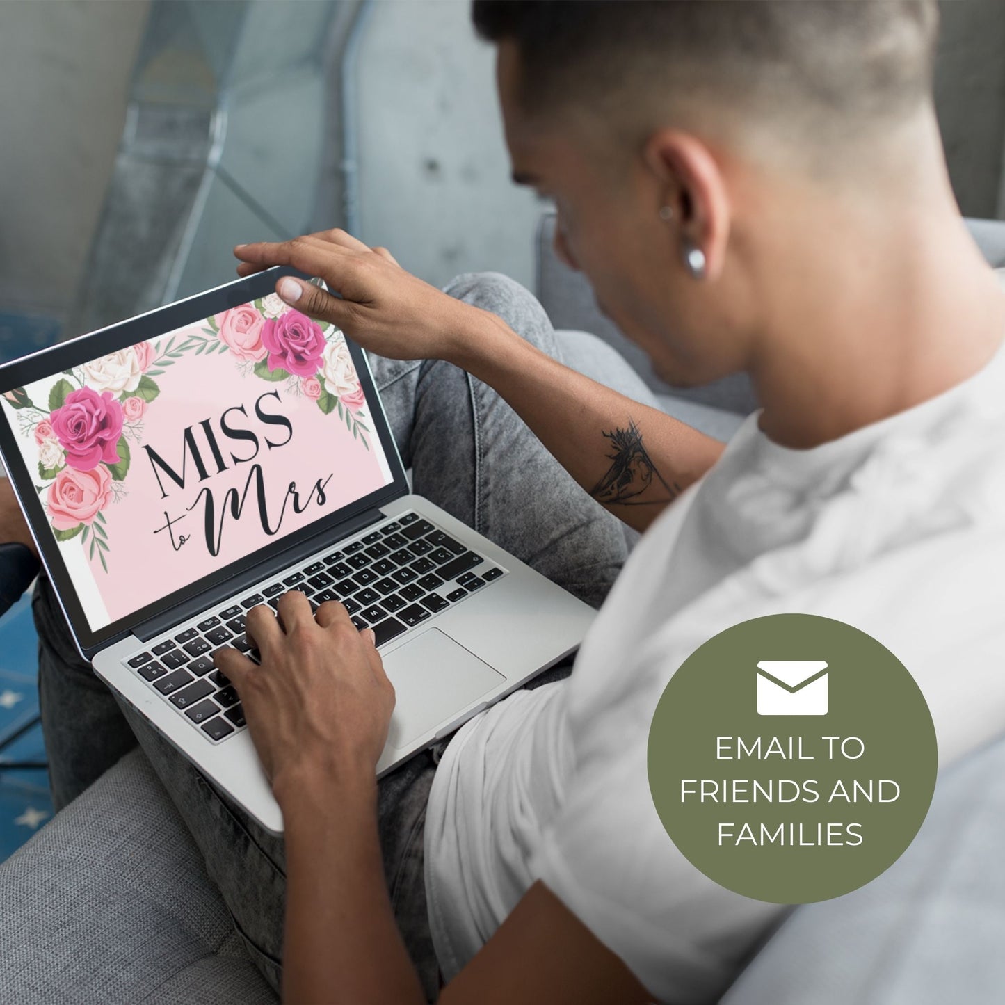 Miss to Mrs Invitation Template
