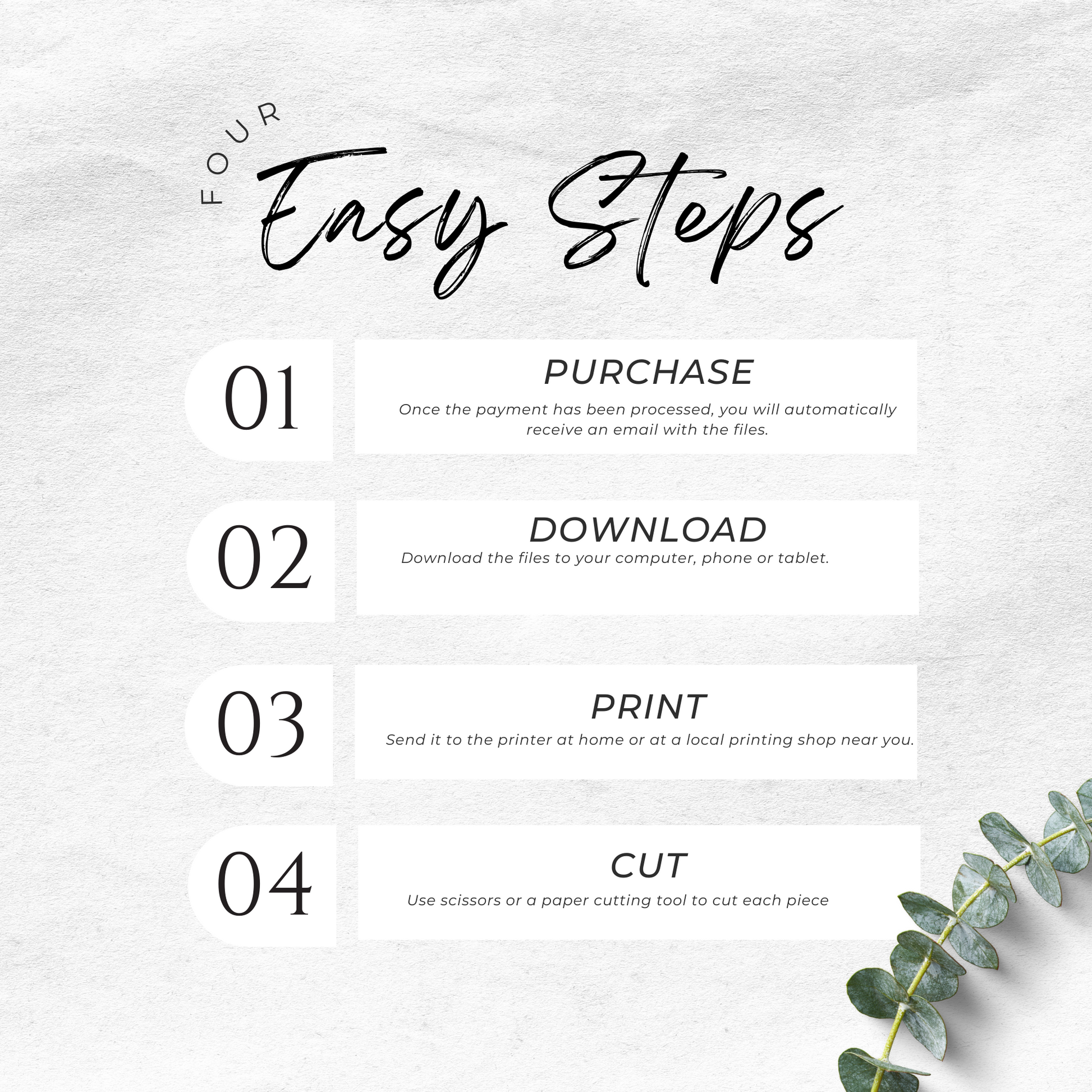 Minimalist Diaper Raffle Card Printable