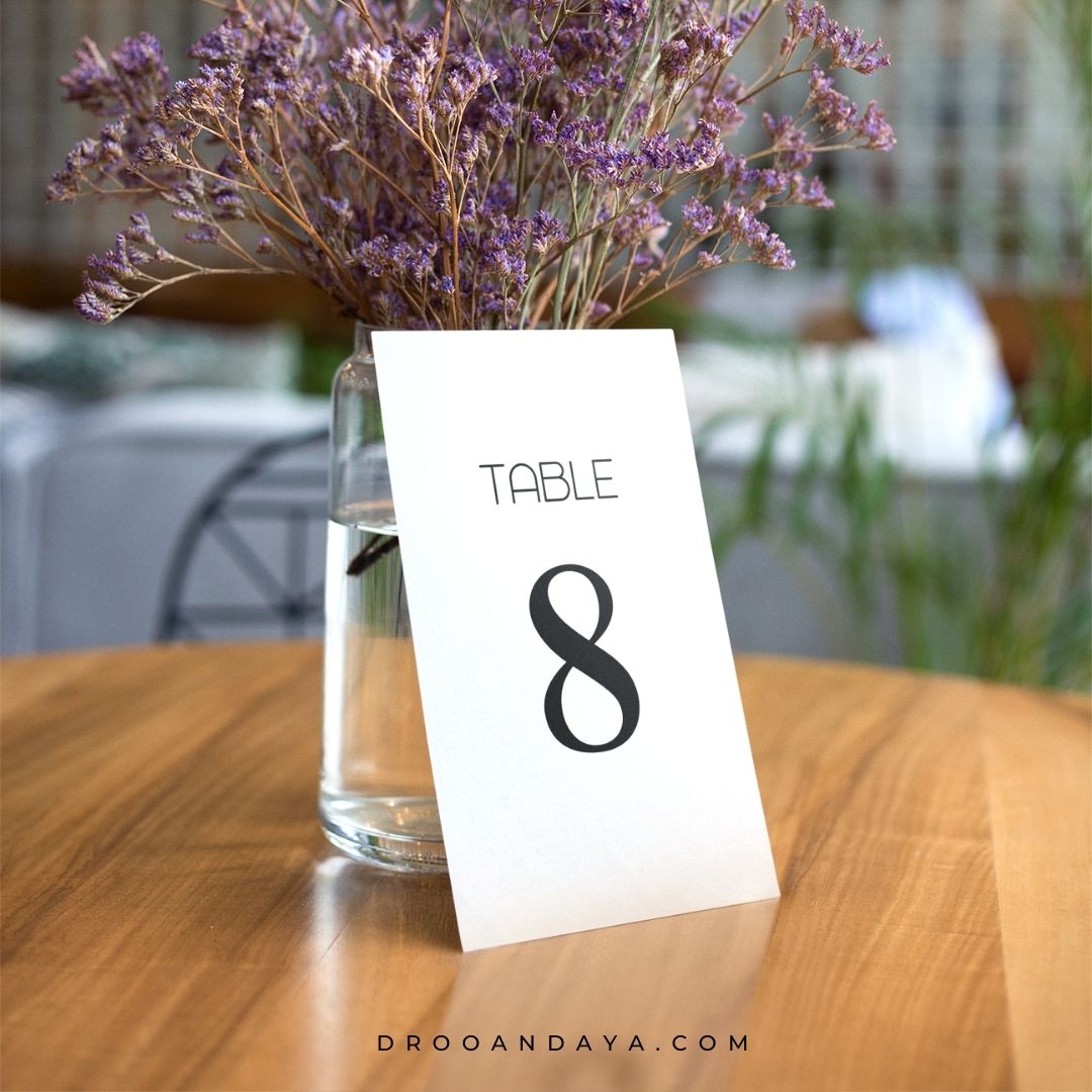 Table Numbers 1-20 Printable