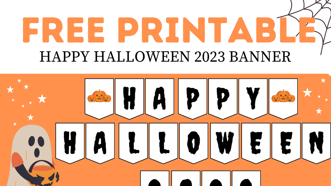 Free Happy Halloween 2023 Printable Banner