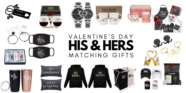 Couple's Valentine's Day Matching His & Hers Gifts