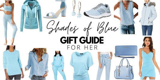 Casual Shades of Blue Theme Gifts for Her