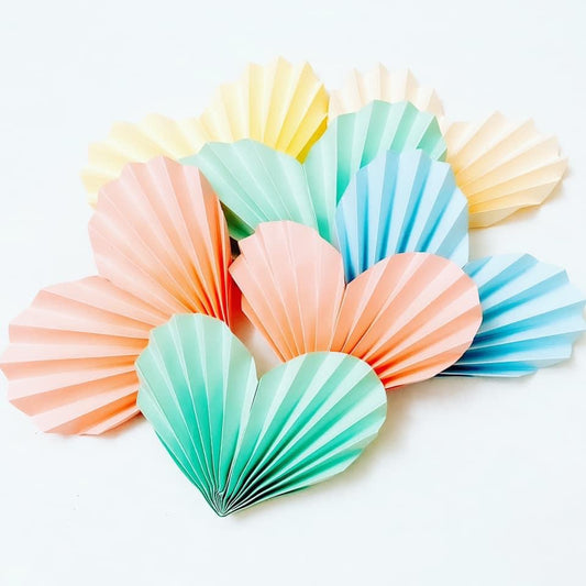 How to Make Folded Paper Hearts