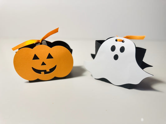 DIY Halloween Candy Boxes: How to Make Spooky Pumpkin and Ghost Treat Holders with Cameo Silhouette