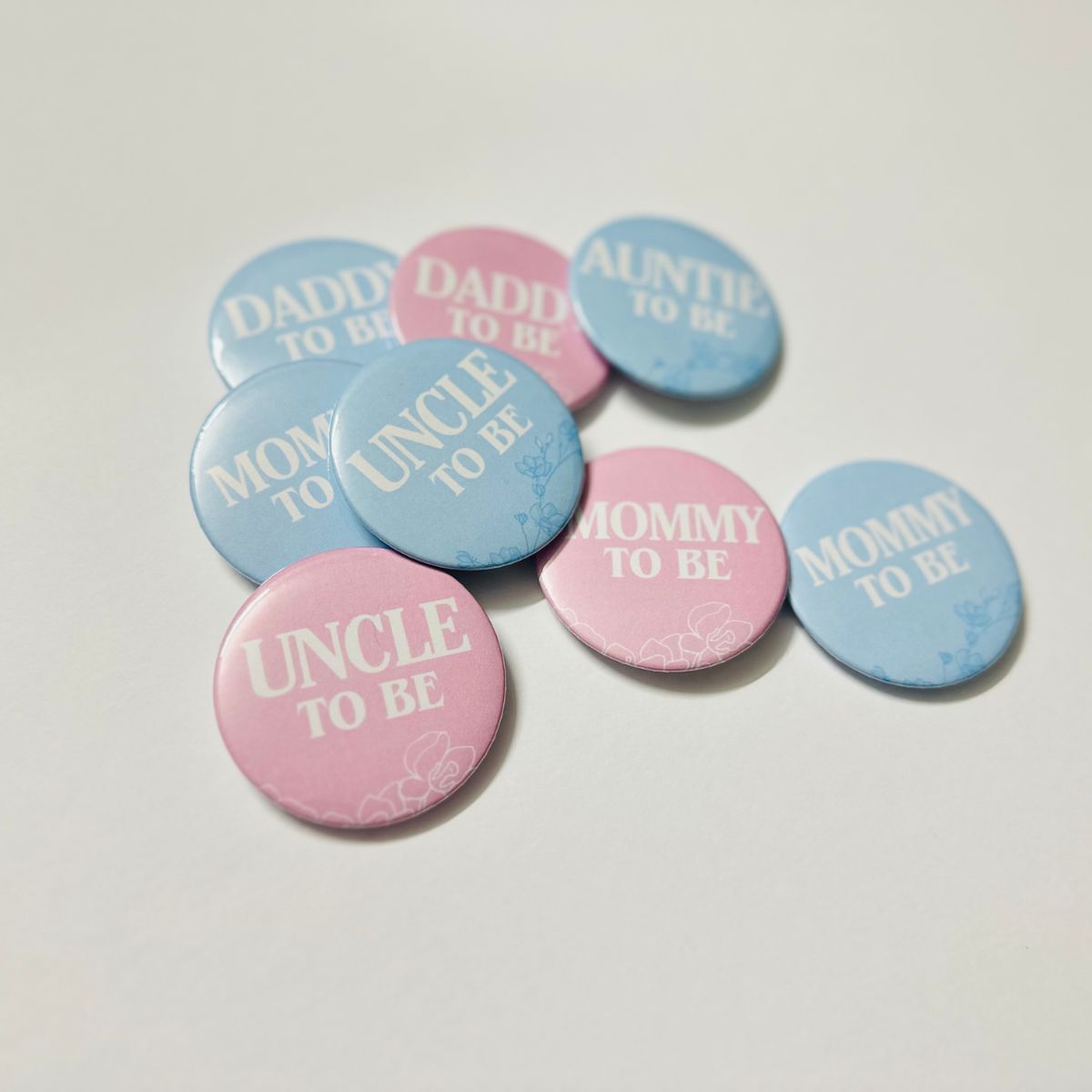 Baby Shower Pin Back Buttons 