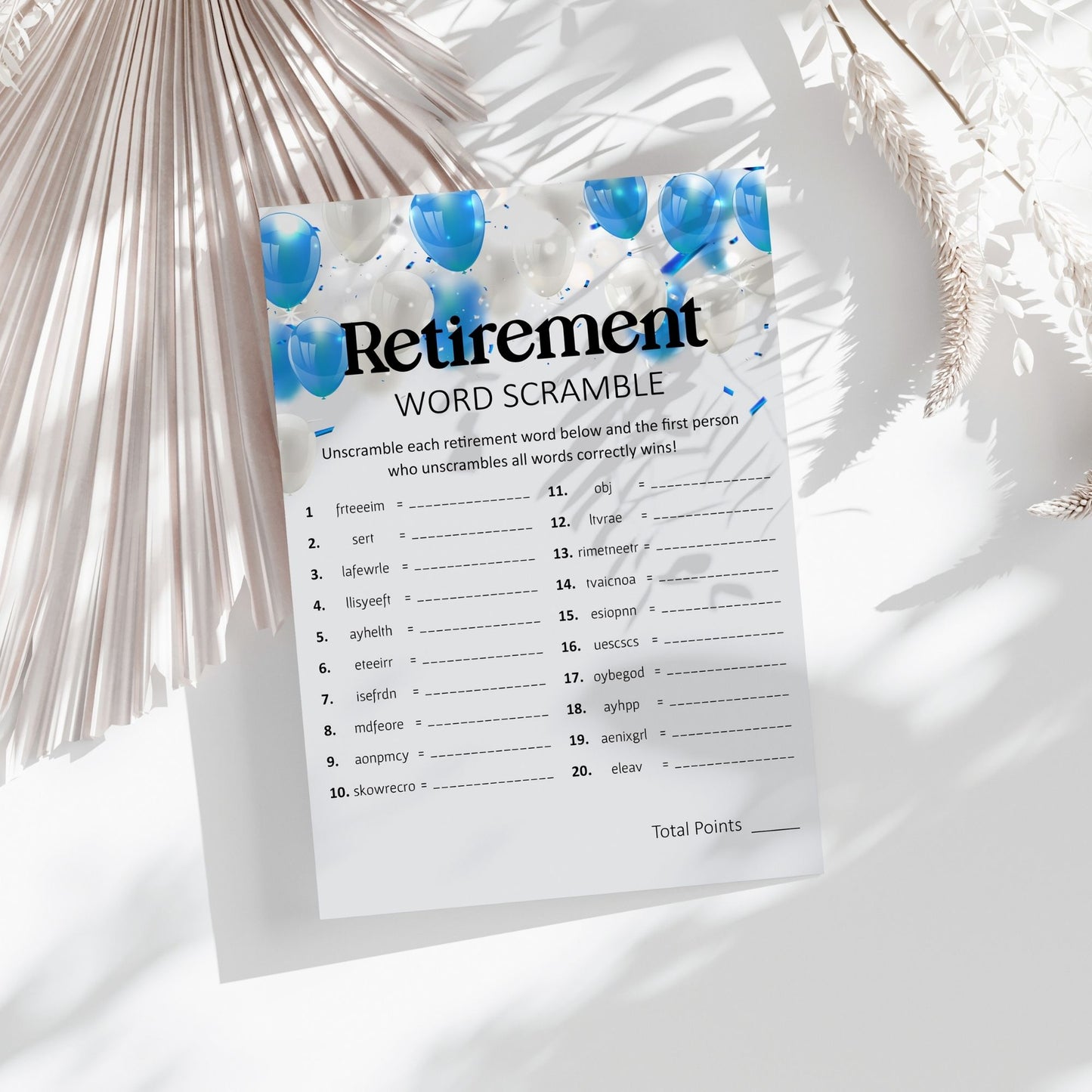 Fun and Interactive Party Activity for Retirement Celebration