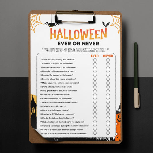 Halloween Ever or Never Game