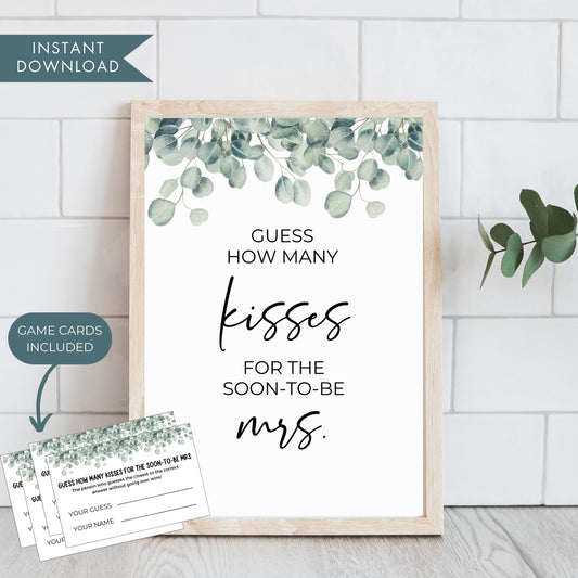 Guess How Many Kisses for the Soon-to-Be Mrs.