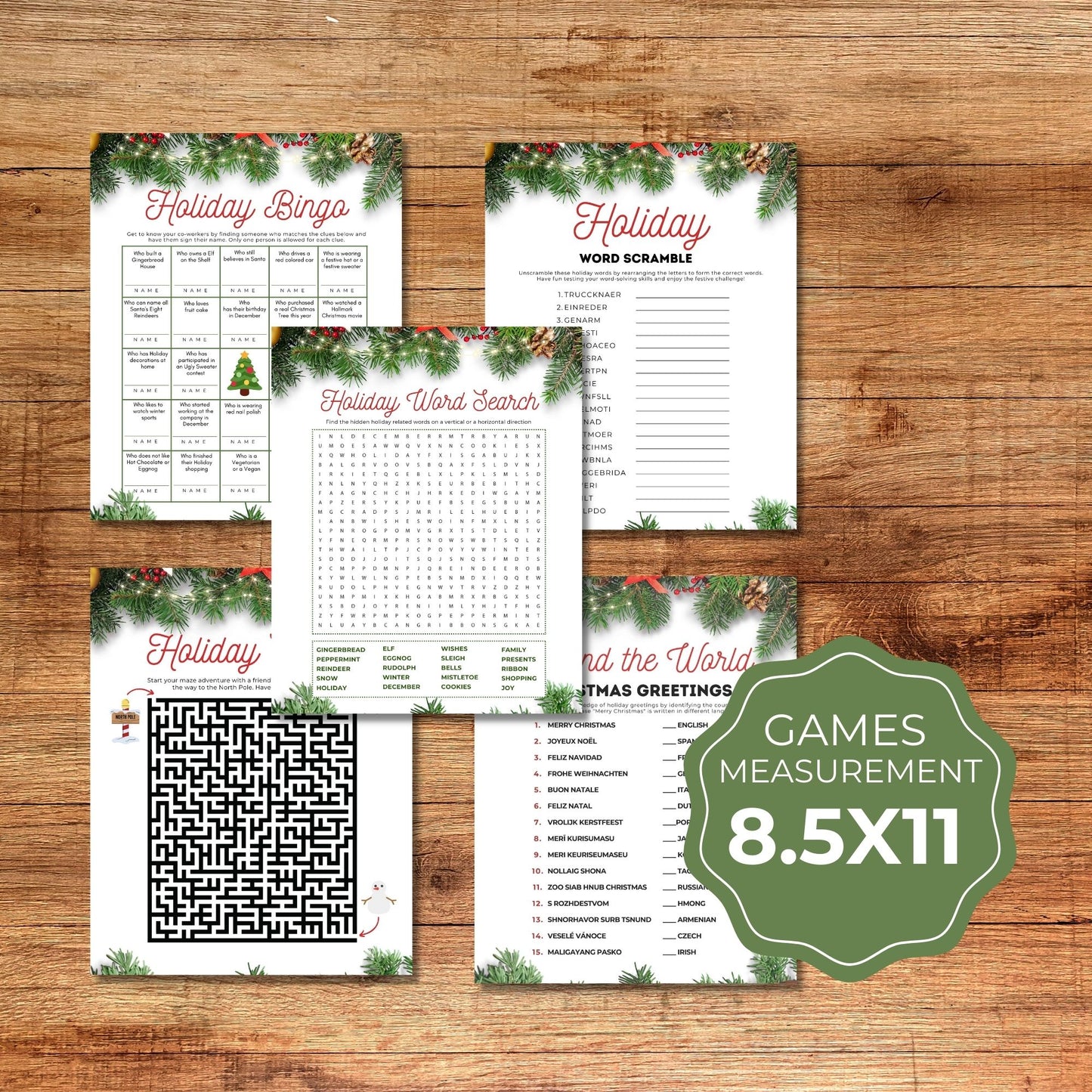 Christmas Office Party Game Bundle