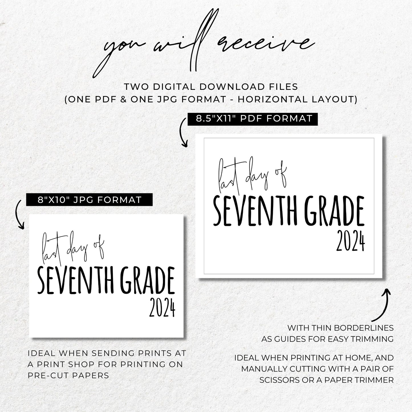 Last Day of Seventh Grade 2024 Sign Printable Droo Aya Last Day of Seventh Grade 2024 Sign Printable Droo Aya