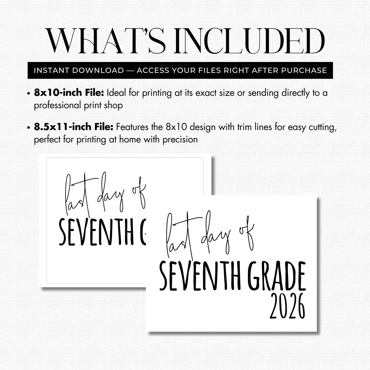 Promotional graphic for print files with text and file size options on a white background.