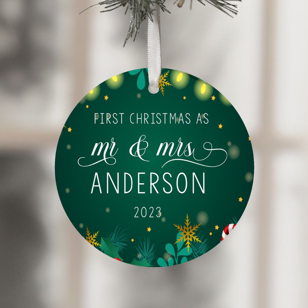 Christmas Ornament Personalized - Mr and Mrs 2023