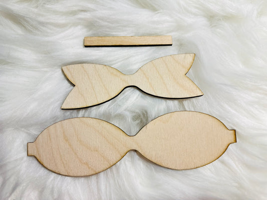 Wooden Hair Bow Template