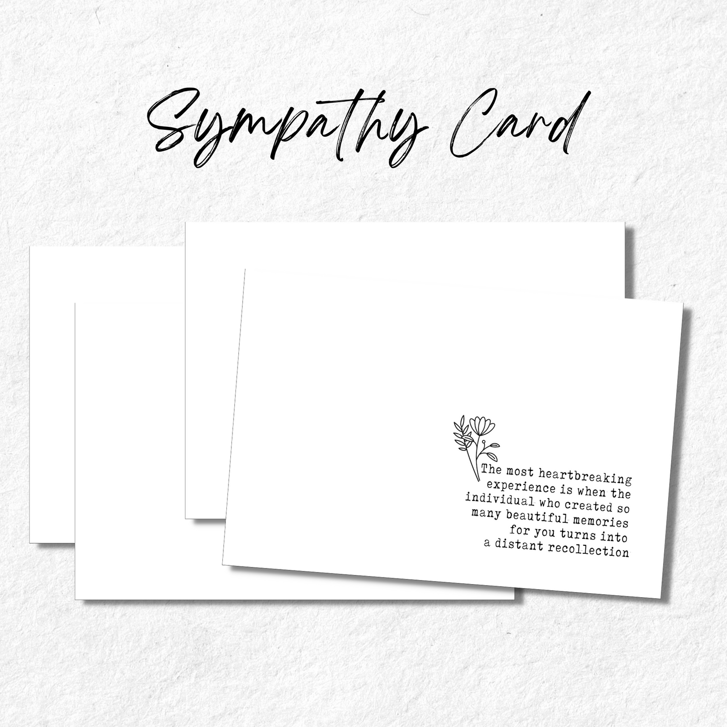 Sympathy Card for Loss of Someone