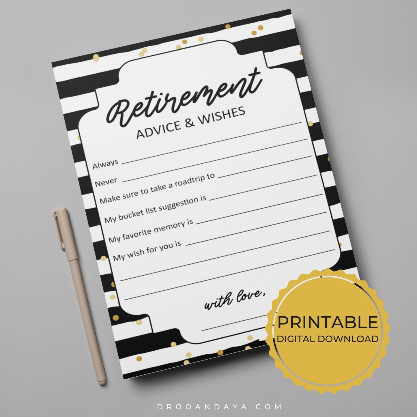 Retirement Party Advice and Wishes for a Coworker